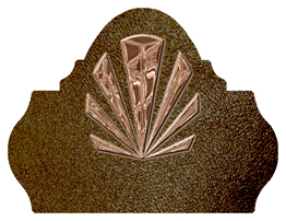 DARAY L 602 BZ SH BR Bronze Sunburst Shimmer Brown Background